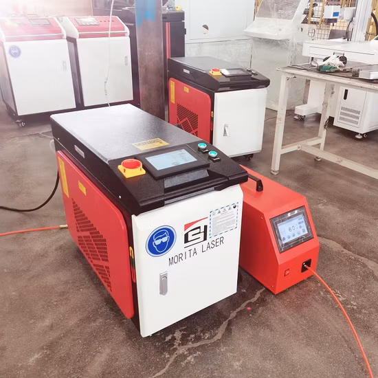 Neueste Serie tragbare 1000W 2000W Faserlaser-Impulsreinigungsmaschine Metallrostentfernung Laserreinigungspreis