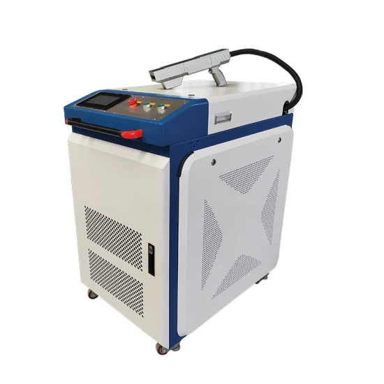 50-W-Pulslaser-Reinigungsmaschine mit Raycus-Laserquelle zum Entlacken, Entrosten, Entfernen von Schmutz
