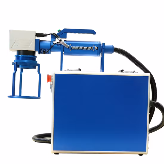 20W 30W 50W Mini-Lichtwellenleiter-Laserbeschriftungsgerät Mini-Laserbeschriftungsmaschine