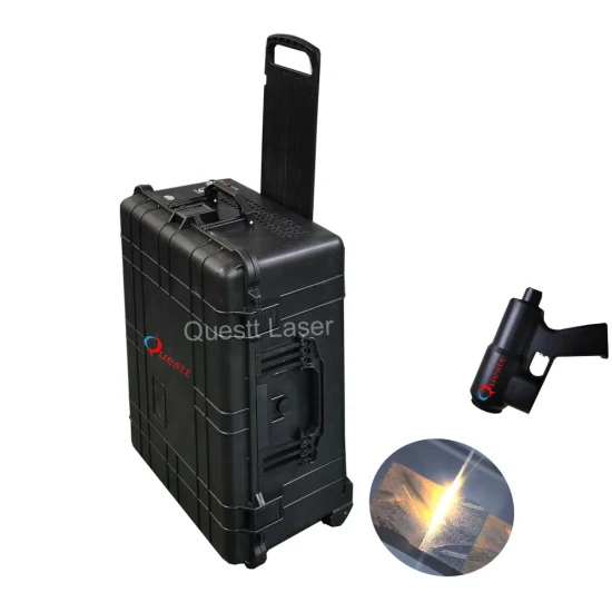CE-geprüfter industrieller tragbarer Laserreiniger Handheld Mini 50 W 100 W 200 W Koffer Faserlaser-Reinigungsmaschine Werkzeug Laserfarbe Rostentfernungsmaschine Preis